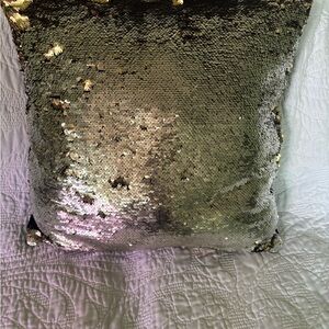 Reversible Sequin Throw Pillow